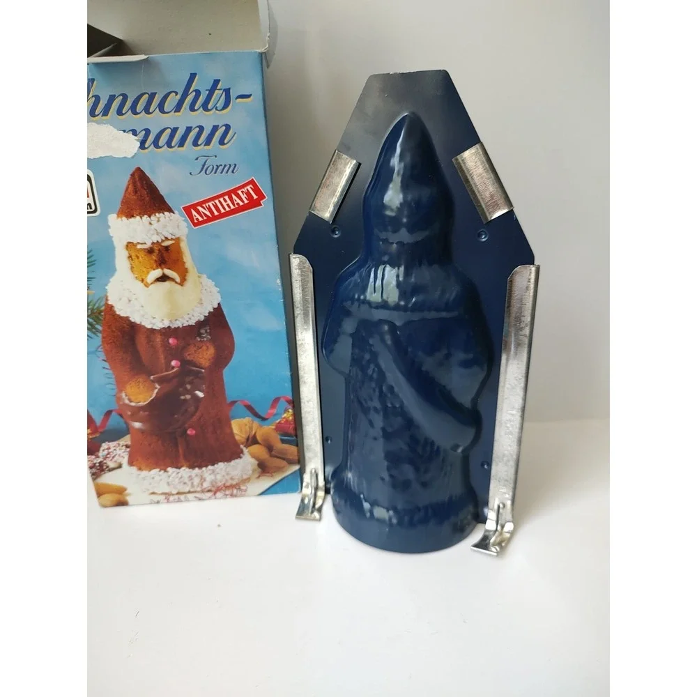 Vintage Germany Kaiser Backform‎ mold Santa Claus w/ box cake pan